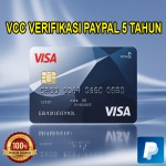 VCC Verifikasi Paypal 5 Tahun